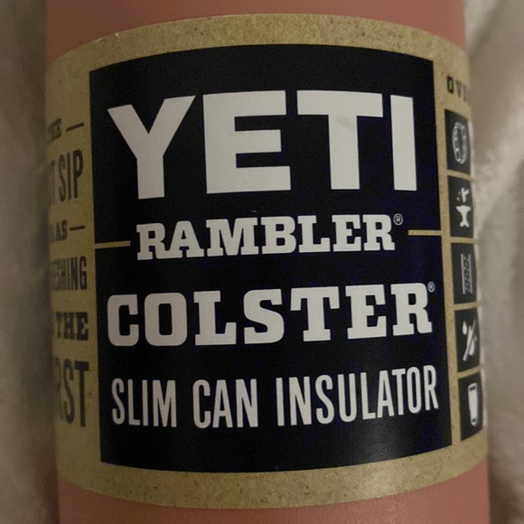 YETI Rambler Colster Slim (fits skinny 12oz cans) in Sandstone Pink - Picture 2 of 10